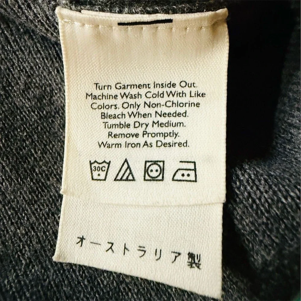 Eddie Bauer‎ Men's Gray Striped Crew Neck Pullover cotton Sweater L grandpacore - Picture 4 of 8